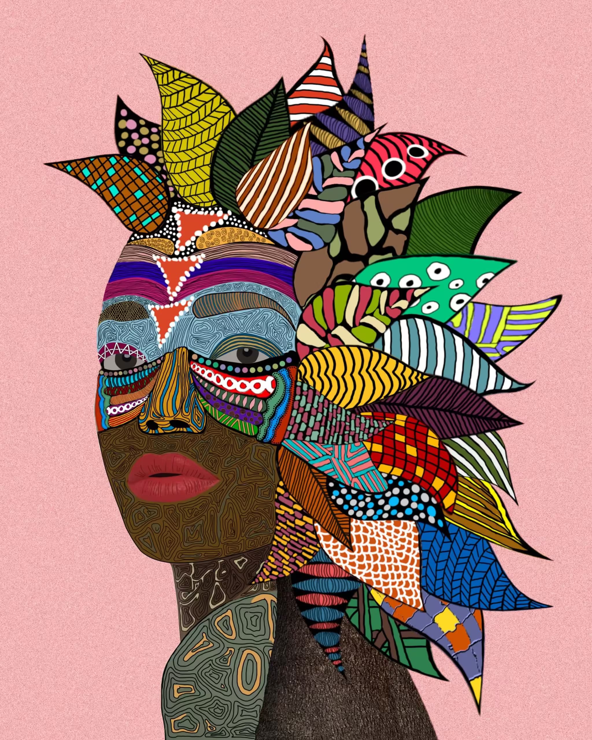 Photo illustration of the winti called leba